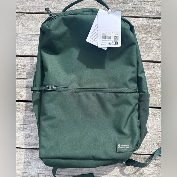 lululemon athletica Other - Lululemon Double-Zip Backpack 22L- Legacy Green/Grey Eucalyptus NWT laptop bag